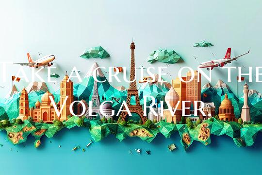 Take a cruise on the Volga River.